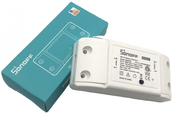 Wi-Fi реле Sonoff Basic R2 фото в интернет-магазине Ufarms 