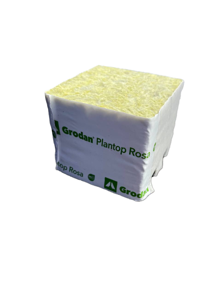 Субстрат минеральная вата, кубик, 75*75*65, без отверстия, Grodan Plantop NG 2.0 ROSA, Россия
