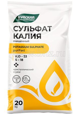 Удобрение минеральное Сульфат калия, 1кг, БХЗ фото в интернет-магазине Ufarms 