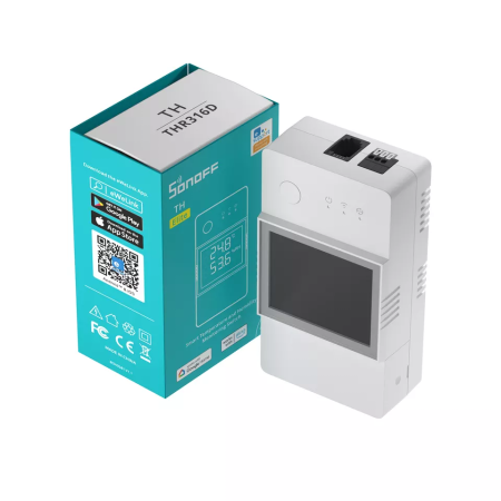 Wi-Fi реле Sonoff TH Elite THR316D фото в интернет-магазине Ufarms 