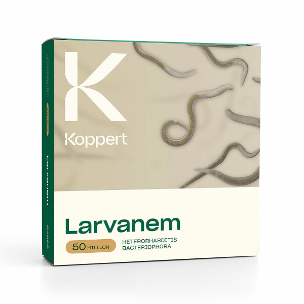 Энтомофаг Larvanem, 10 пакетов/250 млн в коробке, Koppert фото в интернет-магазине Ufarms 